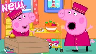 Peppa Pig Tales 🛎️ Lets Play Fancy Hotels 🛏️ BRAND NEW Peppa Pig Episodes [upl. by Cochran]