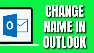 How To Change The Name In Outlook Mail QUICK amp EASY 2023 [upl. by Melmon442]