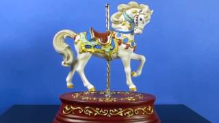 Heritage Single Horse Animated Figurine by The San Francisco Music Box Company [upl. by Janenna979]