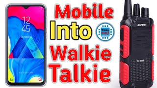 Your Mobile to Walkie Talkie  Best Useful App  Tech Malar [upl. by Powell]