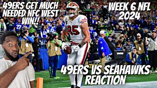 Reaction To San Francisco 49ers vs Seattle Seahawks Game Highlights  NFL 2024 Week 6 [upl. by Hareemas958]