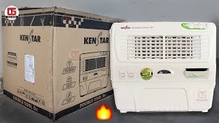 Kenstar Double Cool Dx 50litre Air Cooler with trolley white Unboxing amp Review [upl. by Orva]