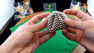 Zen Magnets Dork Ball Tutorial Rhombic Dodecahedron [upl. by Courtenay661]