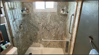 How To Remove Hard Water Spots On Shower Glass [upl. by Valerye]