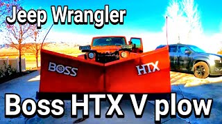 CASH COW Jeep Wrangler with BOSS HTX V PLOW Its time for season 3 [upl. by Czarra]