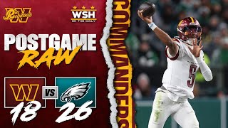 Frauds😭 Jayden Daniels amp Washington Commanders O look TERRIBLE in Loss to the Philadelphia Eagles [upl. by Eicarg]