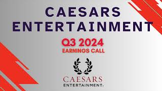 Caesars Entertainment CZR Q3 2024 Earnings Call [upl. by Nirad161]