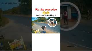 Road safety crossing 🥺🥺trendingshorts cctvcamera minishorts viralshort feedshorts [upl. by Attej]