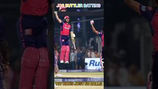 jos buttler 107 runs just 60 balls vs kkr match short josbuttlerbatting ipl2024 viral [upl. by Annasoh]