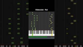 Videoclub  Roi Piano tutorial [upl. by Peacock]