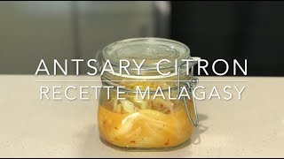 Antsary citron  Recette malagasy [upl. by Orenid472]