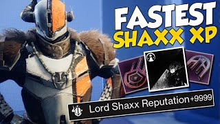 The FASTEST Shaxx XP Farm  How To Get Superblack Destiny 2 [upl. by Nlocnil676]