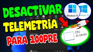 ELIMINÉ la TELEMETRÍA de Windows y mi PC quedó Mega Rápido 🚀 [upl. by Jacquie]