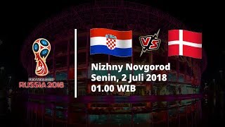 Jadwal Live Trans TV Pertandingan Piala Dunia 2018 Kroasia vs Denmark Pukul 0100 WIB [upl. by Jacey345]