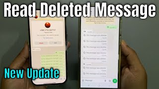 Read deleted WhatsApp messages without app  WhatsApp New Update 2024 [upl. by Accebar]