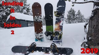 Sending it in Soldeu 2  Andorra Snowboarding 2019 [upl. by Coates]