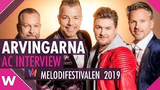 Arvingarna quotI Doquot AC Interview  Melodifestivalen 2019  wiwibloggs [upl. by Norej]