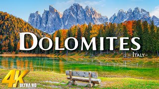 Dolomites 4K UHD  Autumn Cinematic Views  Best Scenic Spots in the Dolomites  Cinematic Journey [upl. by Leibrag]