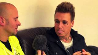 Interview with Jacoby Shaddix  Papa Roach on entertaimnet [upl. by Tai]