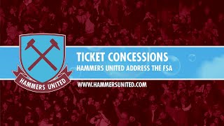 Hammers United Address the FSA  Concessions Disgrace at West Ham United [upl. by Tiffie]