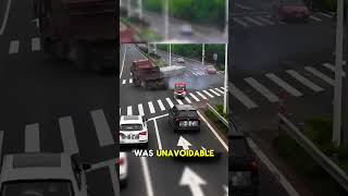 Sudden Turn Causes Unavoidable Collision😱 cctv car [upl. by Rehpotsirh]