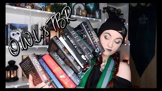 MAGICAL READATHON TBR  OWLs  Slytherin  April 2019 [upl. by Aihsercal782]