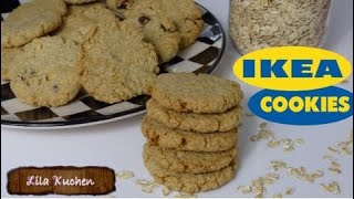 Schwedische Haferkekse wie von Ikea  Knusprig amp Zuckerreduziert  Butterplätzchen einfach backen [upl. by Aikrehs]