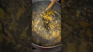 How to Prepare Bitter leaf soup Ofe Onugbu shorts nigerianfood [upl. by Nnovahs]