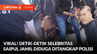 Viral Detikdetik Selebritas Saipul Jamil Diduga Ditangkap Polisi di Jalur Transjakarta  Liputan 6 [upl. by Hanonew]