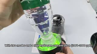 Rechargeable Portable Hydrogen Water Bottle 2in1 Ionizer Machine for 15L Fresh Hydrogen Water [upl. by Olegnaleahcim]