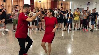 Bachata baile Tradicional By Anthony y Carla Bachatazo Beach Festival Cullera 2018 [upl. by Dobbins322]