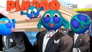 Pingoo Bird Stegosaur Eps5  Meme Songs Coffin Dance Remix [upl. by Simons126]