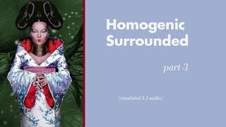 Björk  Homogenic Surrounded 🎧simulated 51 immersive audio PART 3 [upl. by Ecnirp]