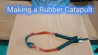 Making a Rubber Catapult [upl. by Aremat]