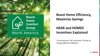 Boost Home Efficiency amp Maximize Savings HEAR and HOMES Incentives Explained [upl. by Artina]