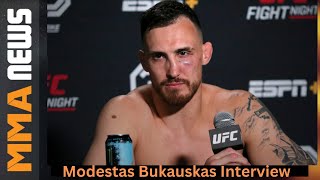 Modestas Bukauskas at quothighest formquot ahead of UFC 304 matchup [upl. by Faxan]