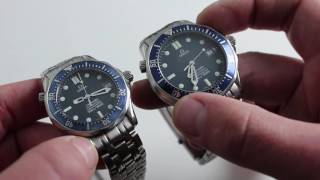 Omega Seamaster HeadToHead 255180 vs 253180 [upl. by Netnilc]