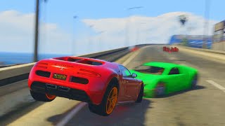 TEAMWORK RACING SORTA GTA V Funny Moments [upl. by Eednarb631]