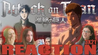 Attack on Titan SUB  3x21 Attack Titan  Reaction [upl. by Greyson]