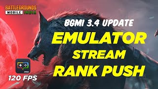 🔴BGMI EMULATOR LIVE STREAM 💻 MSI PLAYER 120 FPS  RANK PUSH  bgmi bgmilive emulatorlive [upl. by Tekcirc]