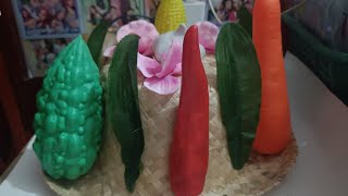 Headdress For Nutrition MonthHow To Make Plastic Vegetables Hat [upl. by Ettener]