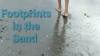 Footprints in the Sand Lyrics [upl. by Aseeram]