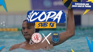 COPA SUB18 DE POLO AQUÁTICO  MASCULINO  PAULISTANO X ABDA  TV ABDA [upl. by Abe]