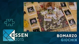 Essen 2015  jeu Bomarzo  Giochix  VF [upl. by Suirtemid828]