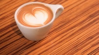 How to Pour a Heart  Latte Art [upl. by Sianna]