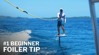 1 Beginner Foiler Set Up Tip [upl. by Onitnevuj]