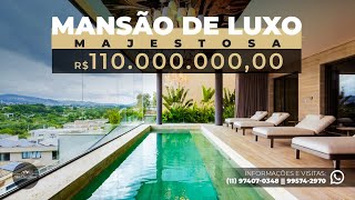 MANSÃO DE R11000000000  ALTÍSSIMO LUXO EM ALPHAVILLE  TAMBORÉ  SP [upl. by Ynnig]