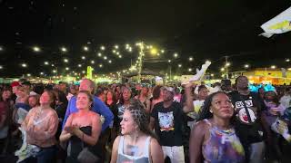 DANCING CROWD AT STT CARNIVAL OPENING 2024 [upl. by Airlee]