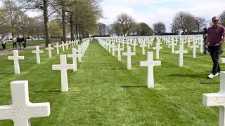 Visiting The America Cemetery in Margraten Netherlands [upl. by Arnie]