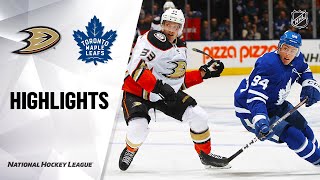 NHL Highlights  Ducks  Maple Leafs 2720 [upl. by Pamela]